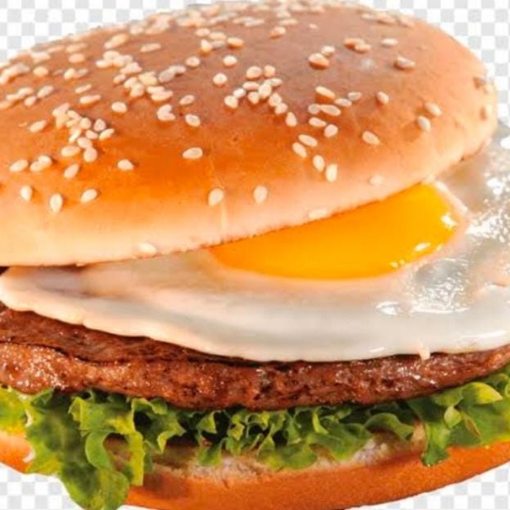 BURGER SAPI TELUR 