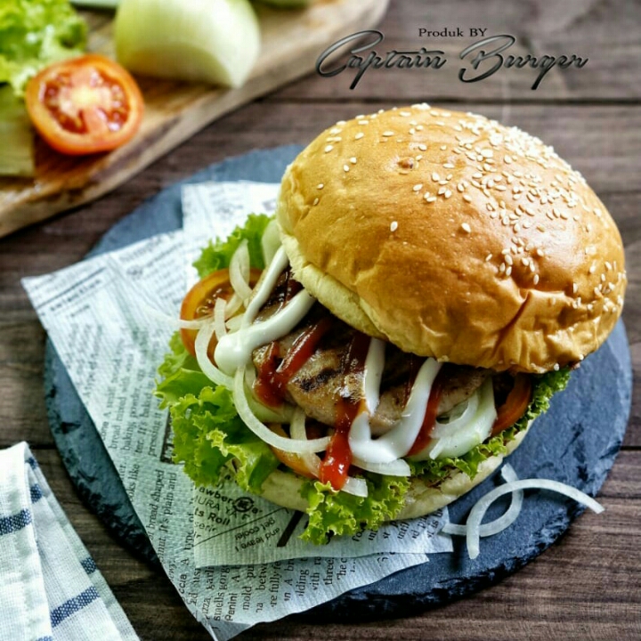 Burger Smoked Beed - CAPTAIN BURGER