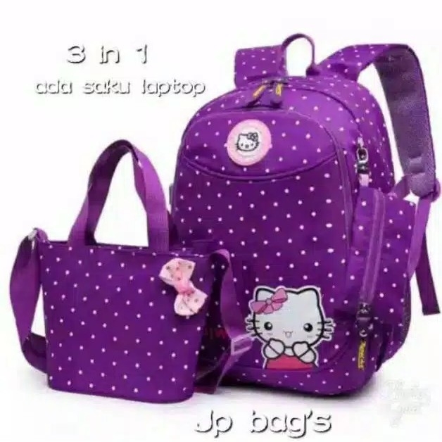 Backpack Set Pasion Hello Kitty