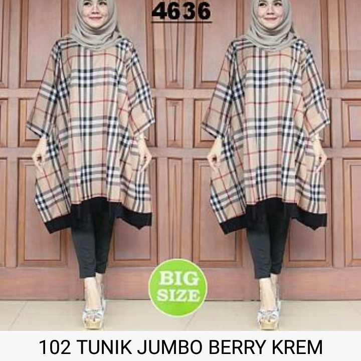 Baju 102 TUNIK JUMBO BERRY