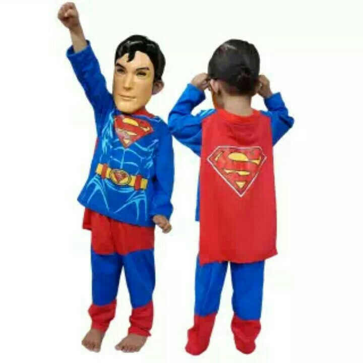 Baju Anak Kostum Superman 5-7thn