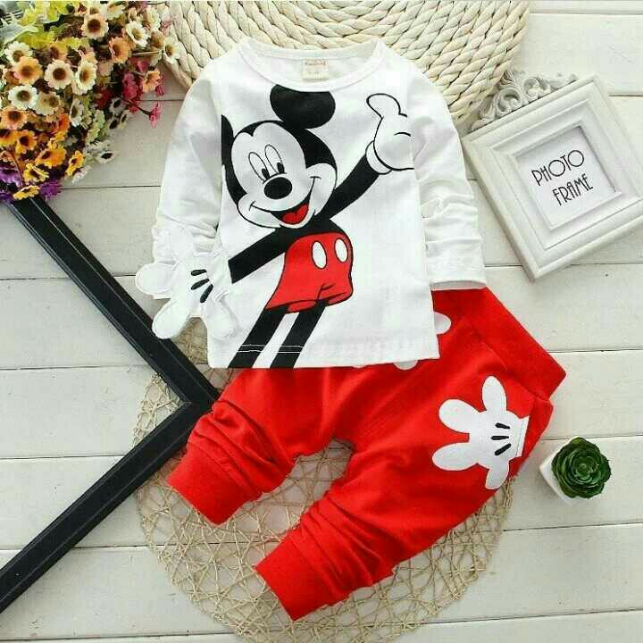Baju Anak Setelan 2 In 1 Mickey Mouse
