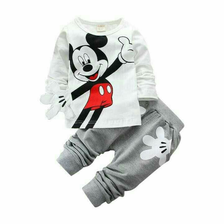 Baju Anak Setelan 2 In 1 Mickey Mouse