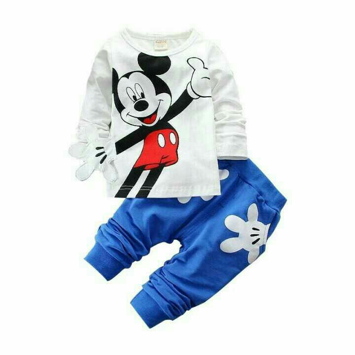 Baju Anak Setelan 2 In 1 Mickey Mouse