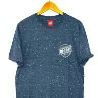 Baju Distro Regret Hitam-Biru  2