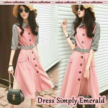 Baju Dress simply emerald  80