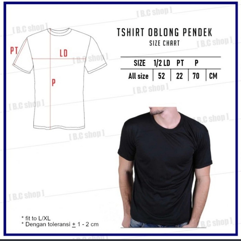 Baju Kaos Oblong Pria Wanita Grosir Bukan Gildan Combed 30S 3