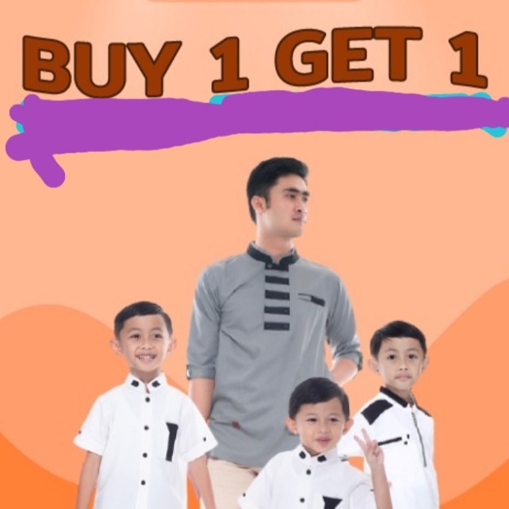 Baju Koko Anak dan Dewasa Merk Arra