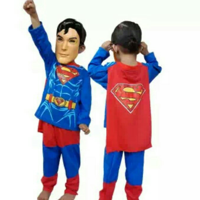 Baju Kostum Superman 2-4thn