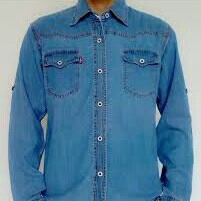 Baju Levis Pria Lengan Panjang
