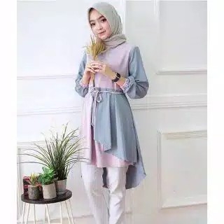 Baju Wanita Murah Kekinian Grosir Cewek Shinta Pj Navi Bhn Katun Rayon