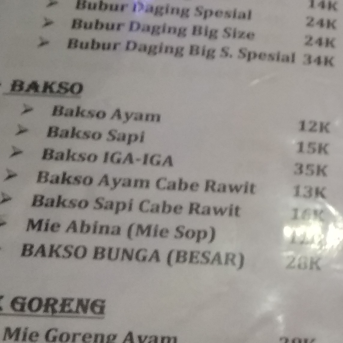 Bakso Ayam