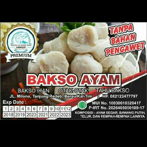 Bakso Ayam Larasati Berau Fish