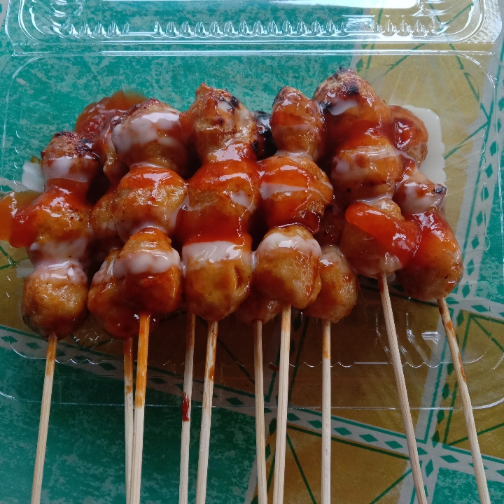 Bakso Bakar Pedas Pertusuk