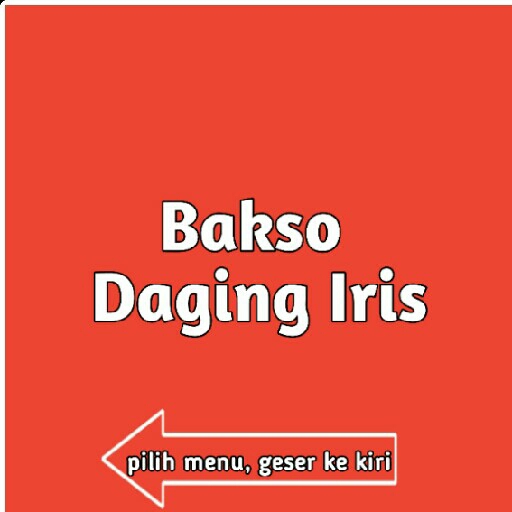 Bakso Daging Iris
