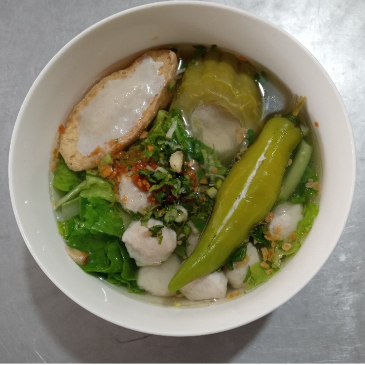 Bakso Ikan Komplit Indomie 
