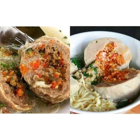 Bakso Super Big Isi Cabe Dan Baso Kecil