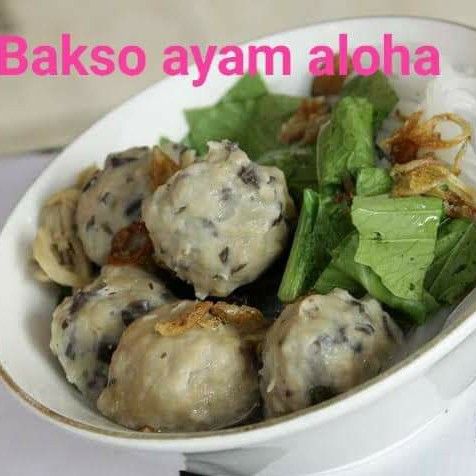 Bakso ayam aloha