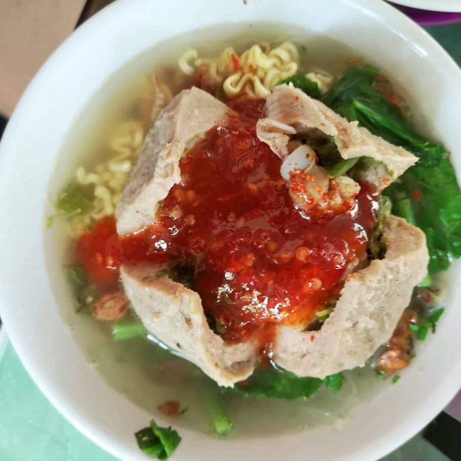 Bakso bombastis Pedas