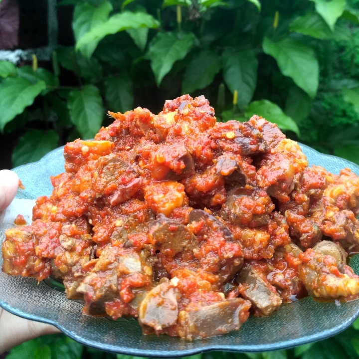 Balado Kentang Ati Ampela