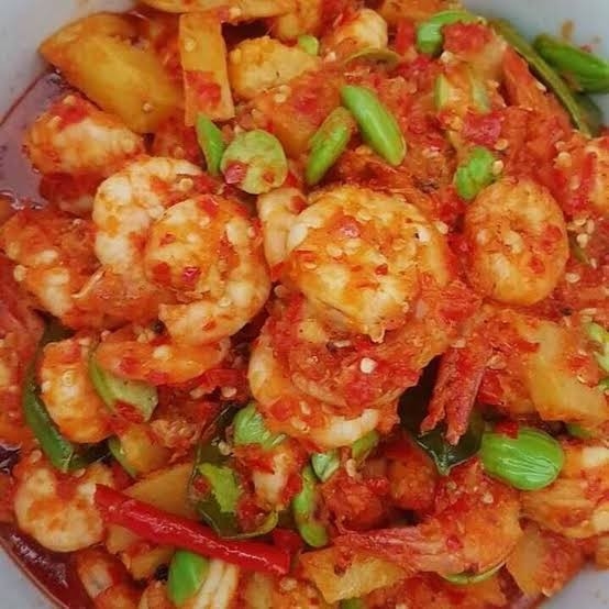 Balado Udang Pete