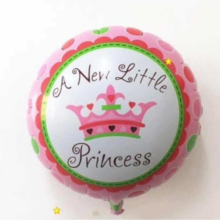 Balon Foil A New Little Princess And Prince 2