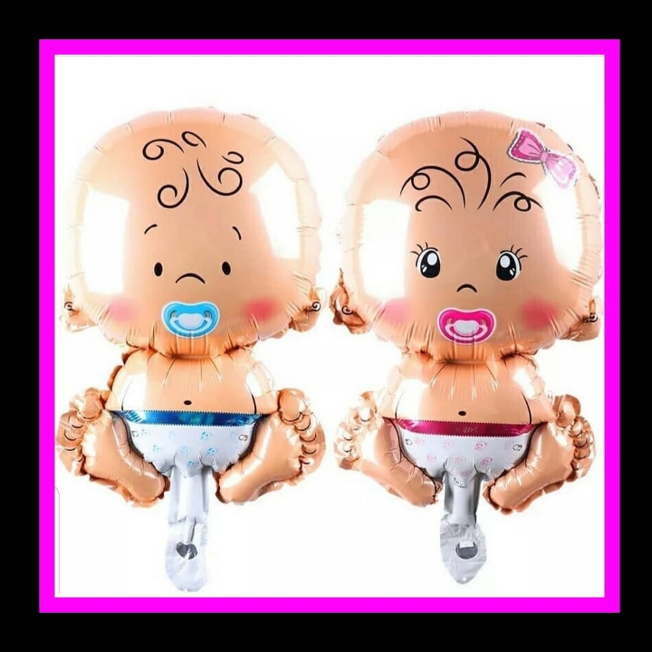 Balon Foil Baby Boy And Girl Size Besar