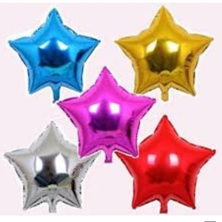 Balon Foil Bintang Ukuran Sedang 2