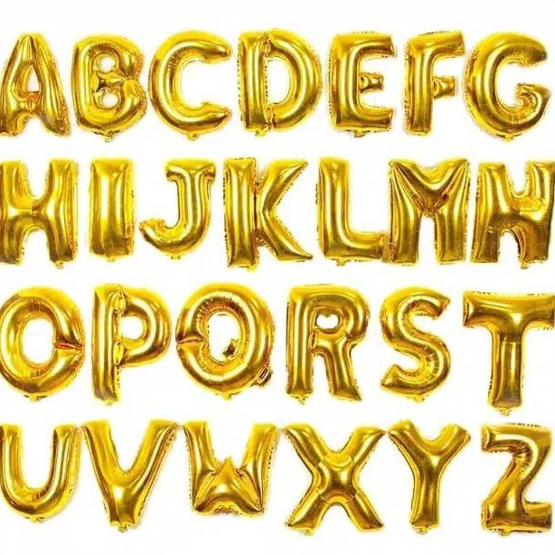 Balon Foil Huruf 2