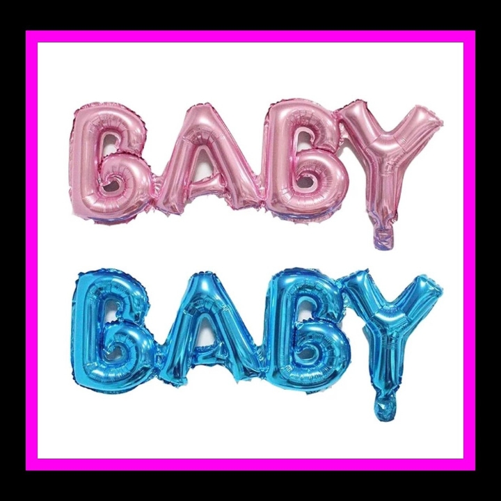 Balon Foil Huruf Baby Girl Dan Boy 2