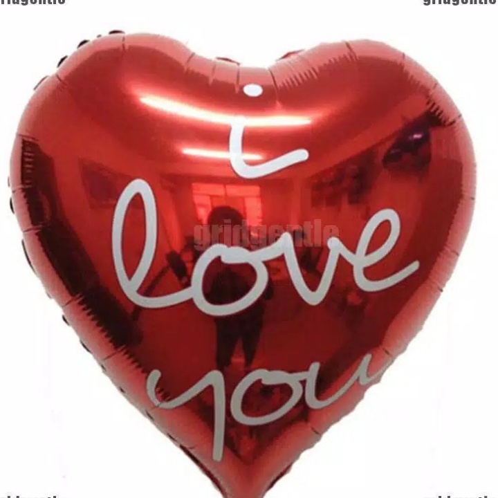 Balon Foil Love I Love You Size Sedang 2