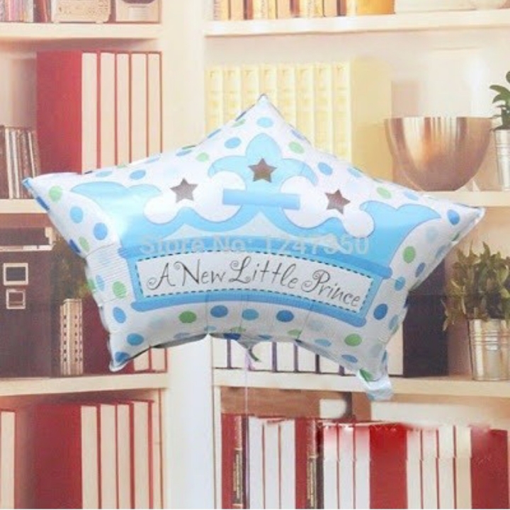 Balon Foil Mahkota A New Little Princess And Little Prince 2