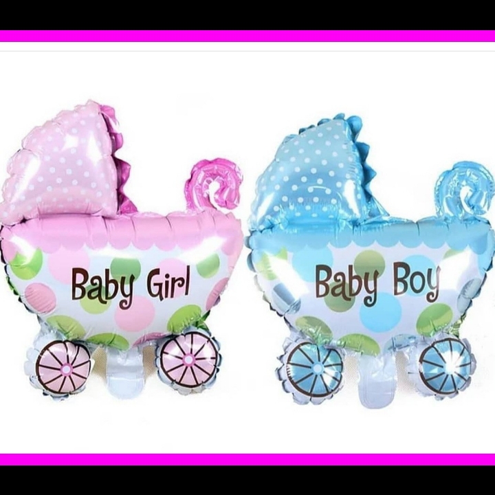 Balon Foil Stroller Baby Size Besar