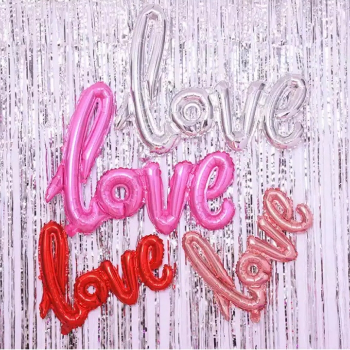 Balon Foil Tulisan Love