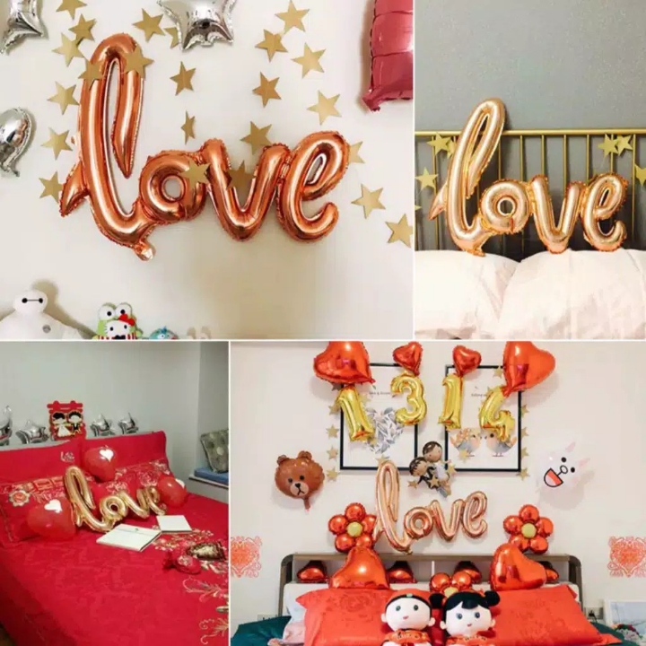 Balon Foil Tulisan Love 3