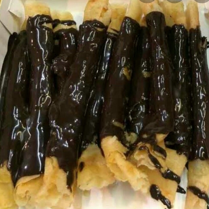 Banana Roll Topping Coklat