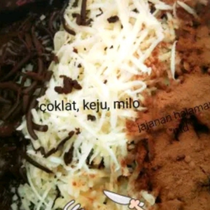 Banbancok Full Coklat Keju Milo Pisah
