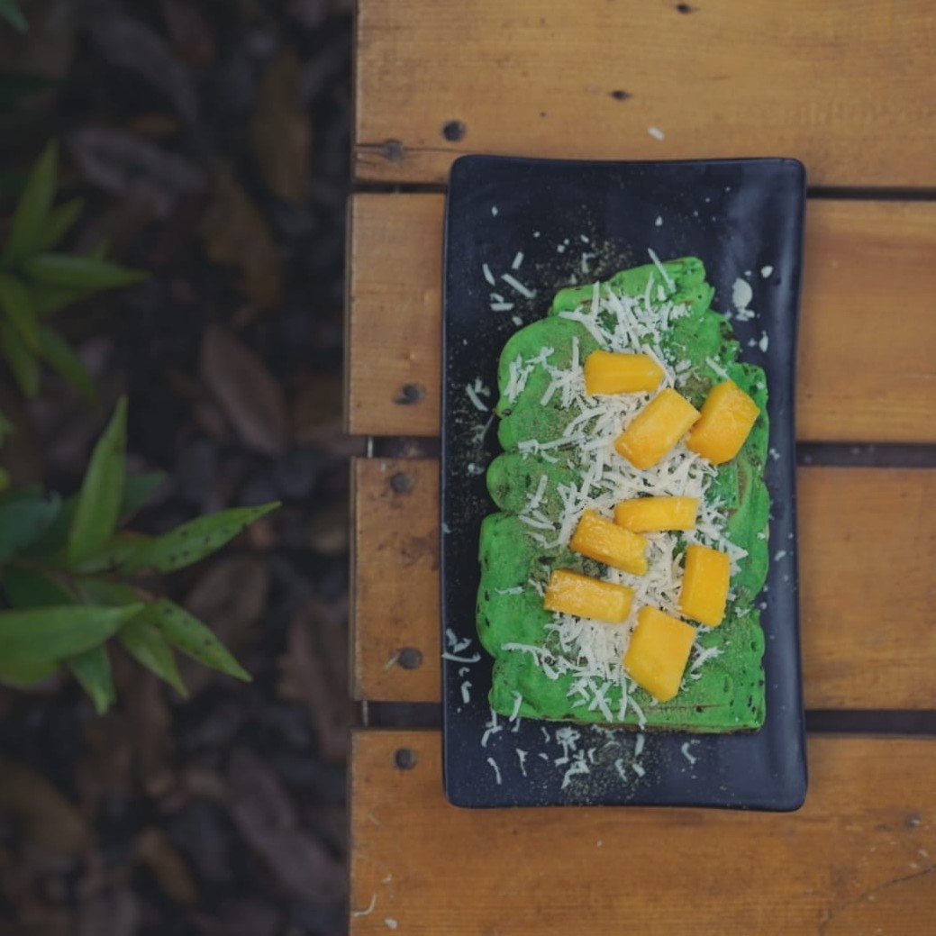Bandros Pandan Keju Mangga