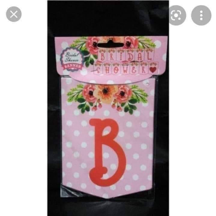 Banner Happy Bridal Shower