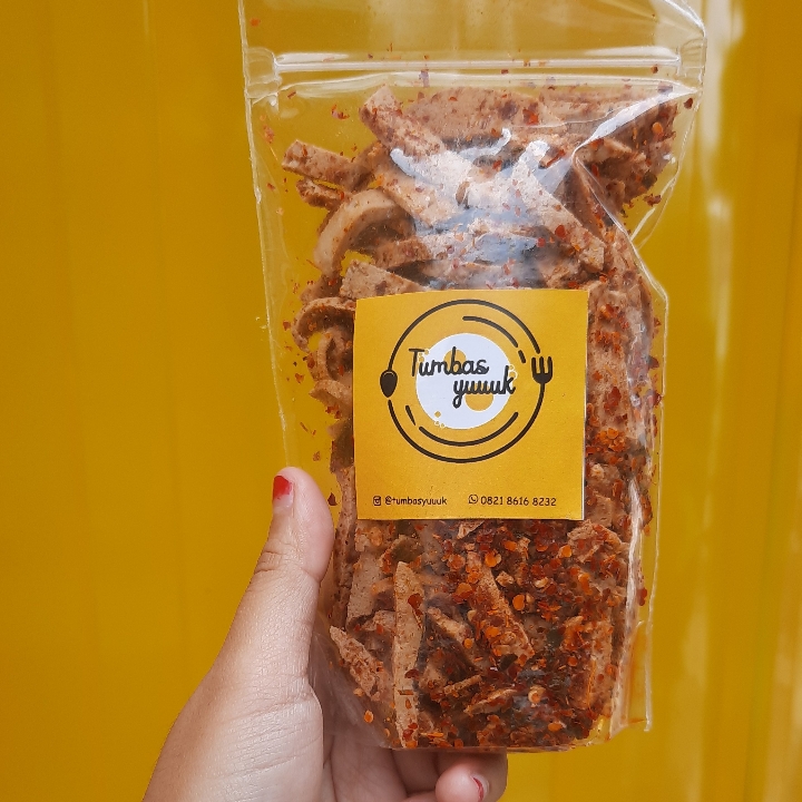 Basreng Stick Pedas Daun Jeruk