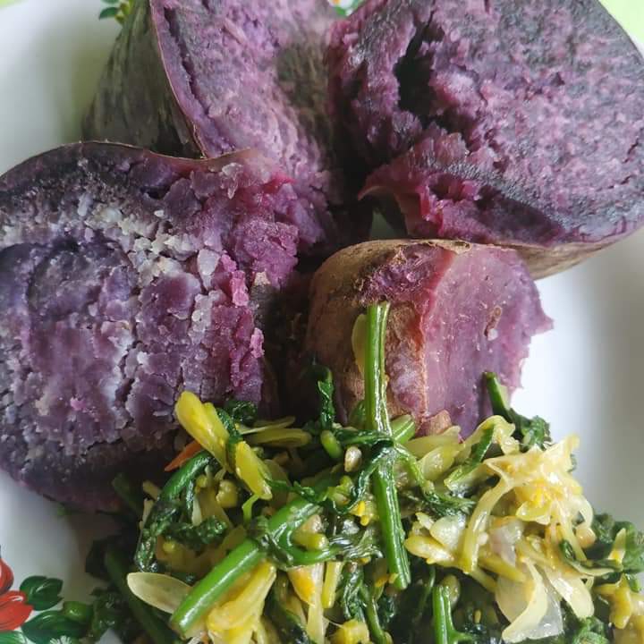 Batata Ungu Rebus
