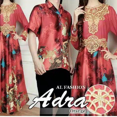 Batik Couple Adra Merah