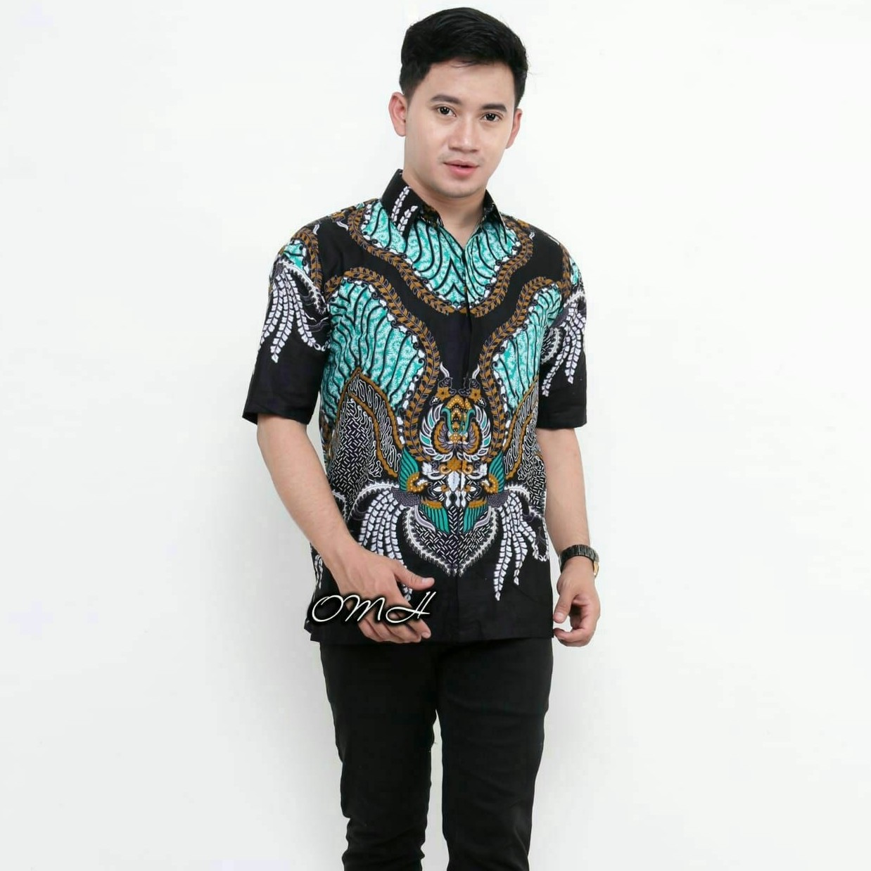 Batik Man Kombi Green