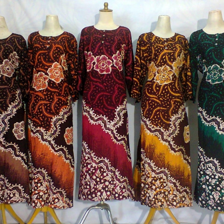 Batik sekdress motif ombak