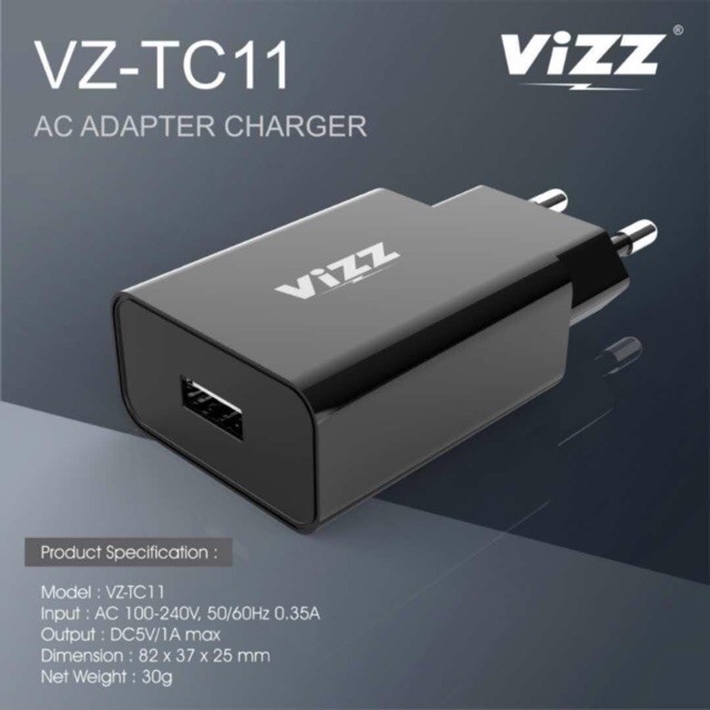 Batok Charger Original ViZZ 1A