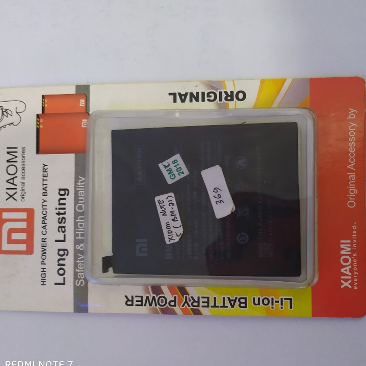 Batre Xiomi Note 5 369