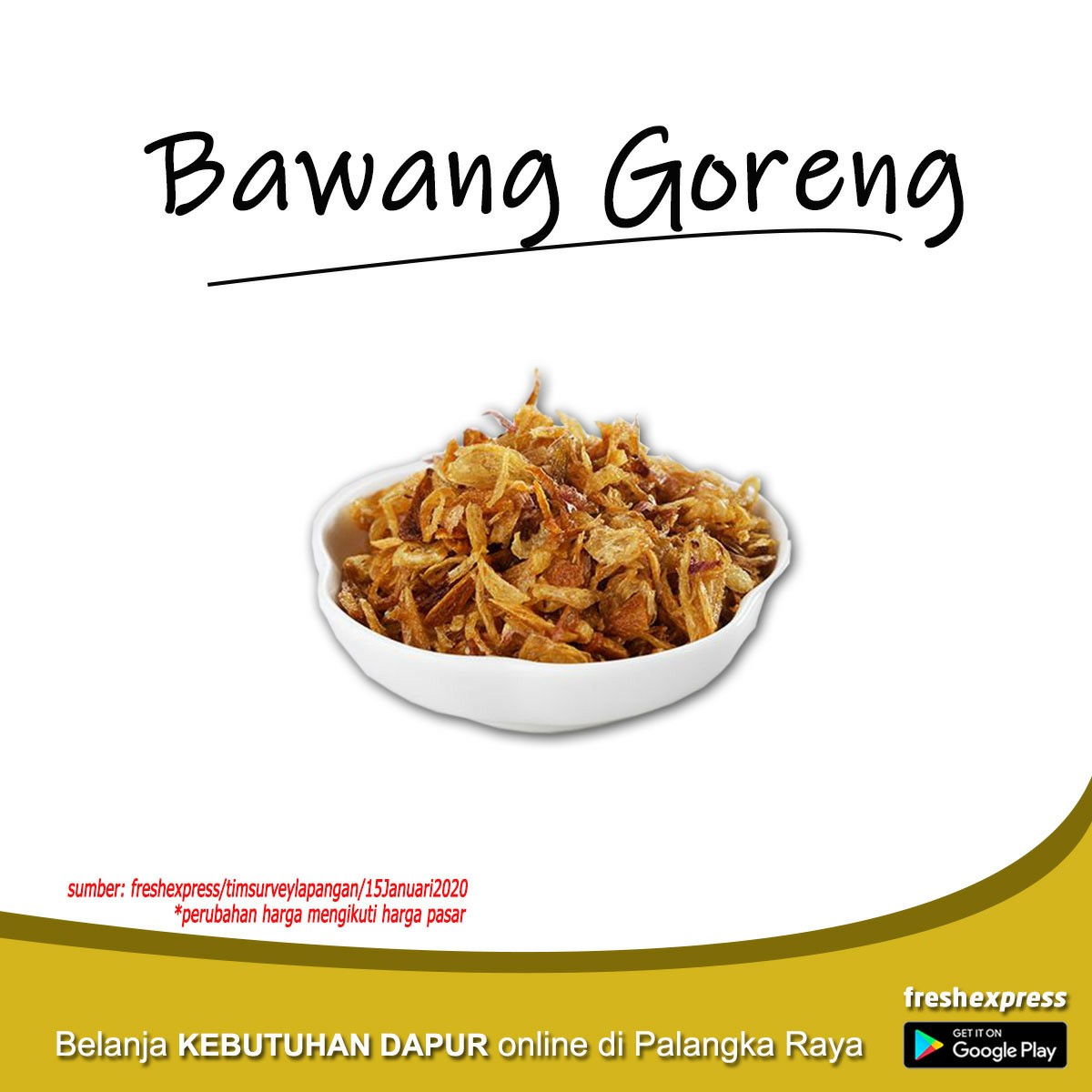 Bawang Goreng Kemasan Kecil