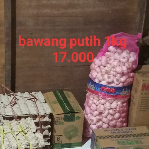 Bawang Putih 1Kg 15000