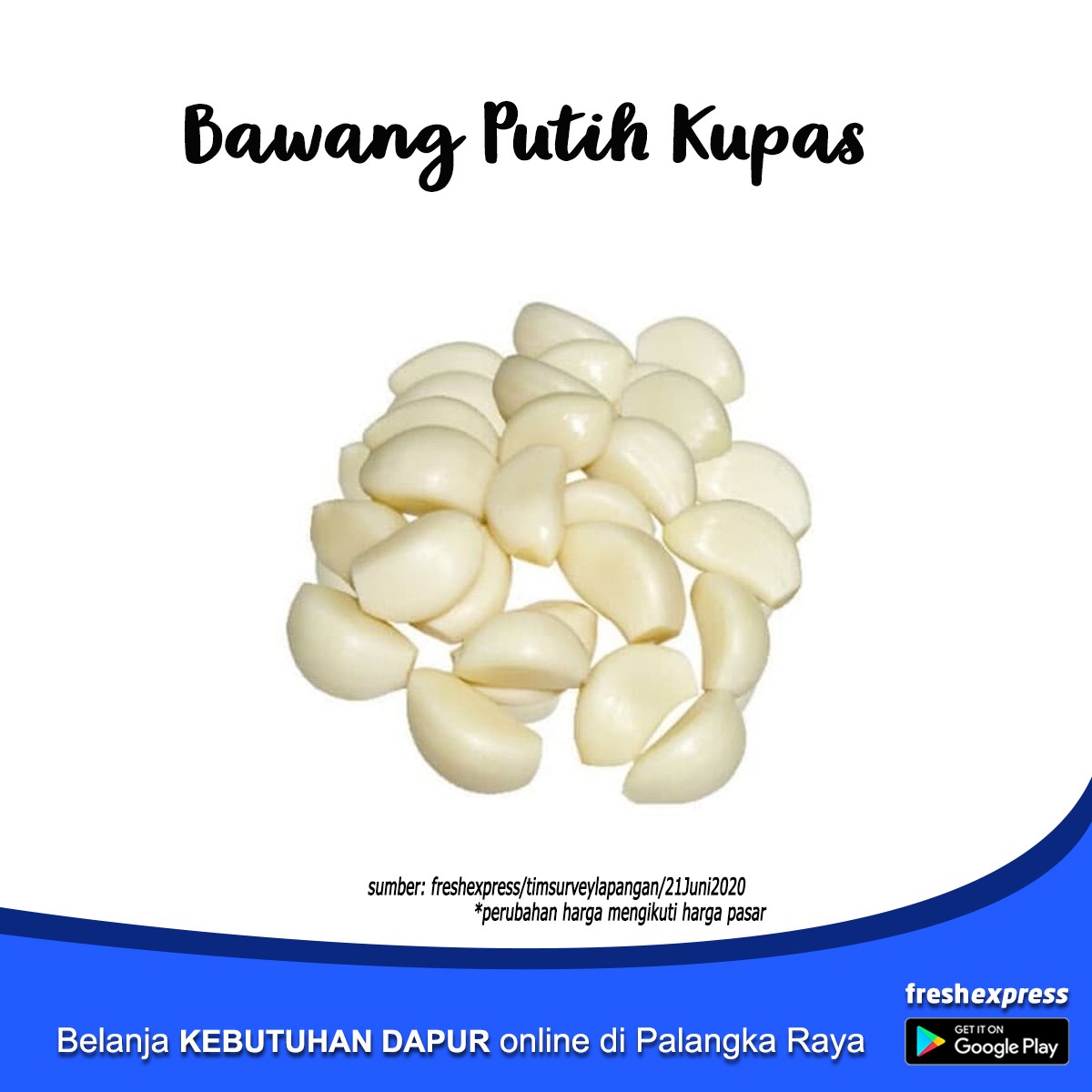 Bawang Putih Kupas 1kg