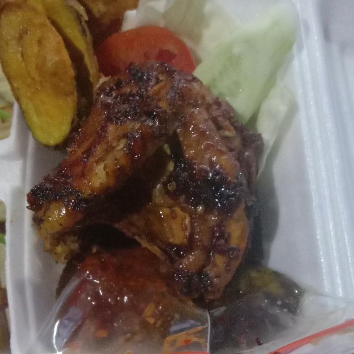 Bebek Bakar Plus Nasi